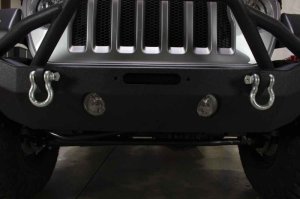 Jeep Wrangler Unlimited JLU Front Bumper - Fishbone Offroad - Mid-Width Winch - Black - `18-`27